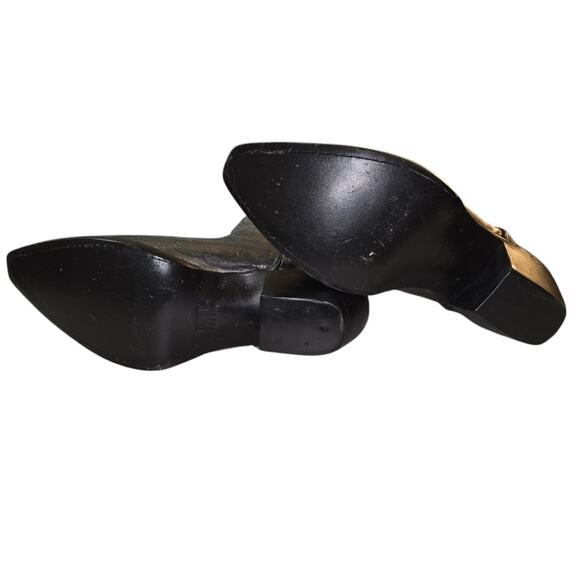 FRYE DARK PEWTER CRINKLE WESTERN SACHA MID PULL ON BOOTS SIZE‎ 8.5 NEW - Picture 14 of 14